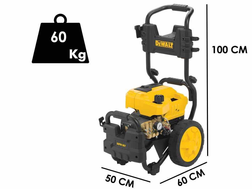 nettoyeur haute pression dewalt dxpw 007e triphasé de 230 bars max 840 l/h débit max - Machines territoires nettoyeur haute pression dewalt dxpw 007e triphasé de 230 bars max 840 l/h débit max