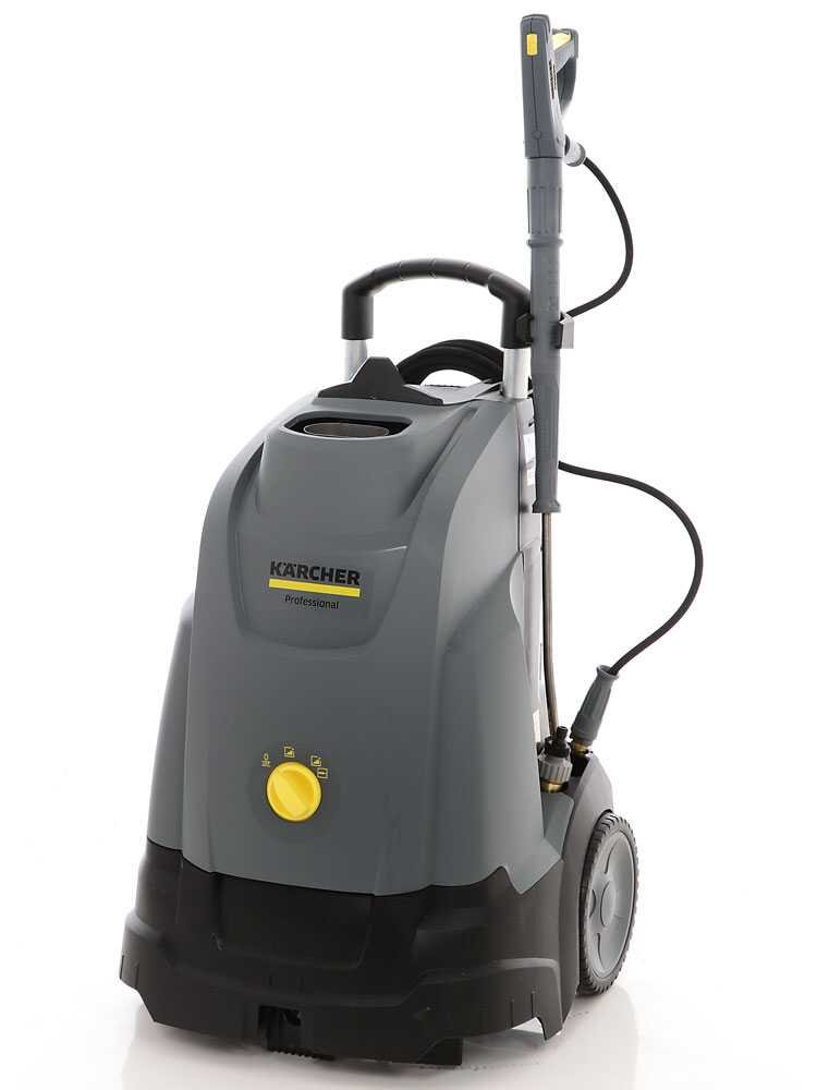 nettoyeur haute pression eau chaude karcher pro hds 5/11 u monophasé pompe en laiton design vertical