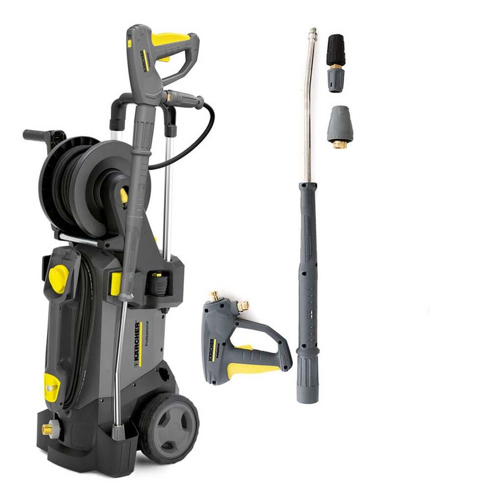 nettoyeur haute pression karcher pro hd 5/15 cx plus électrique à eau froide 200 bars max enrouleur nettoyeur haute pression karcher pro hd 5/15 cx plus électrique à eau froide 200 bars max enrouleur