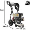 nettoyeur haute pression thermique agrieuro top line bwd k 11/200 moteur honda gx200