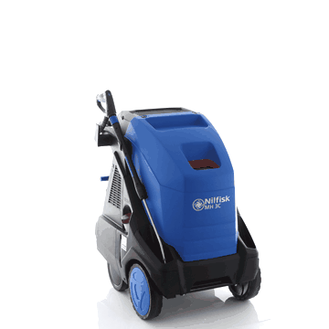 nilfisk mh 3c nettoyeur haute pression à eau chaude industriel monophasé 200 bars 600 l/h