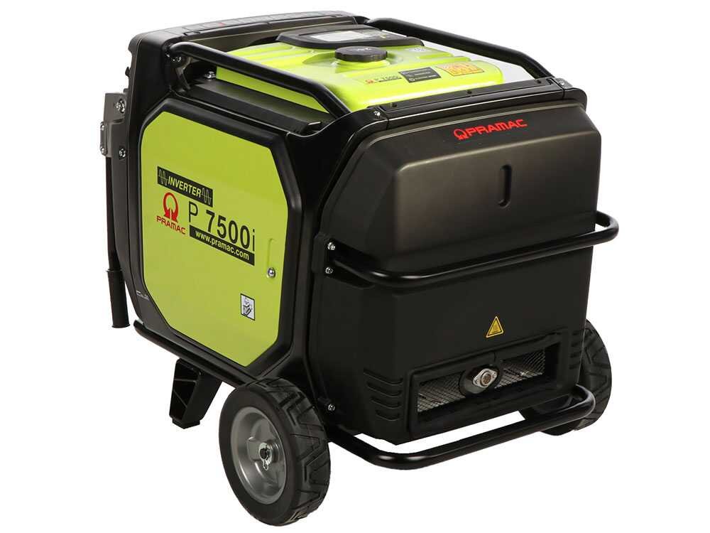 pramac p7500i groupe électrogène à inverter silencieux sur chariot 7 kw continu 6 pramac p7500i groupe électrogène à inverter silencieux sur chariot 7 kw continu 6