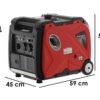 rato r3000ie r groupe électrogène à inverter version sur roues 3.5 kw continue 3.2 kw monophasé