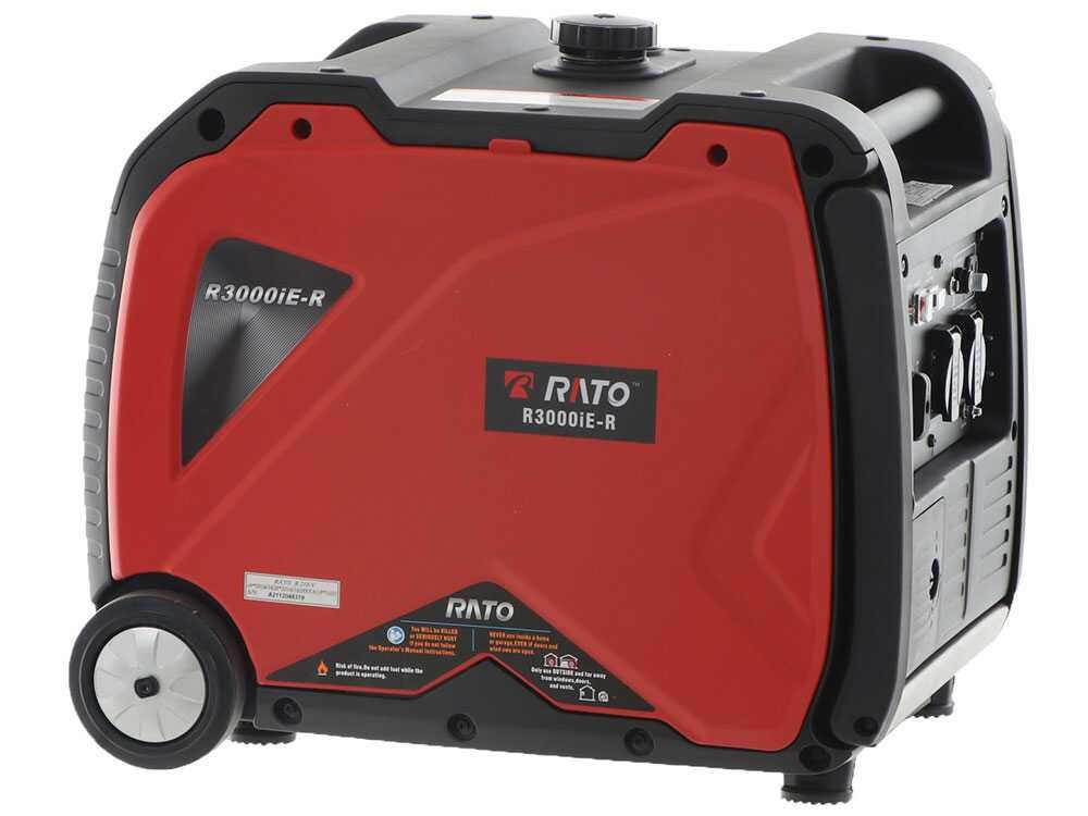 rato r3000ie r groupe électrogène à inverter version sur roues 3.5 kw continue 3.2 kw monophasé