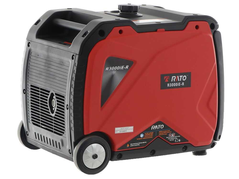 rato r3000ie r groupe électrogène à inverter version sur roues 3.5 kw continue 3.2 kw monophasé