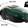 robomow rk 2000 robot tondeuse avec périmètre avec batterie au lithium