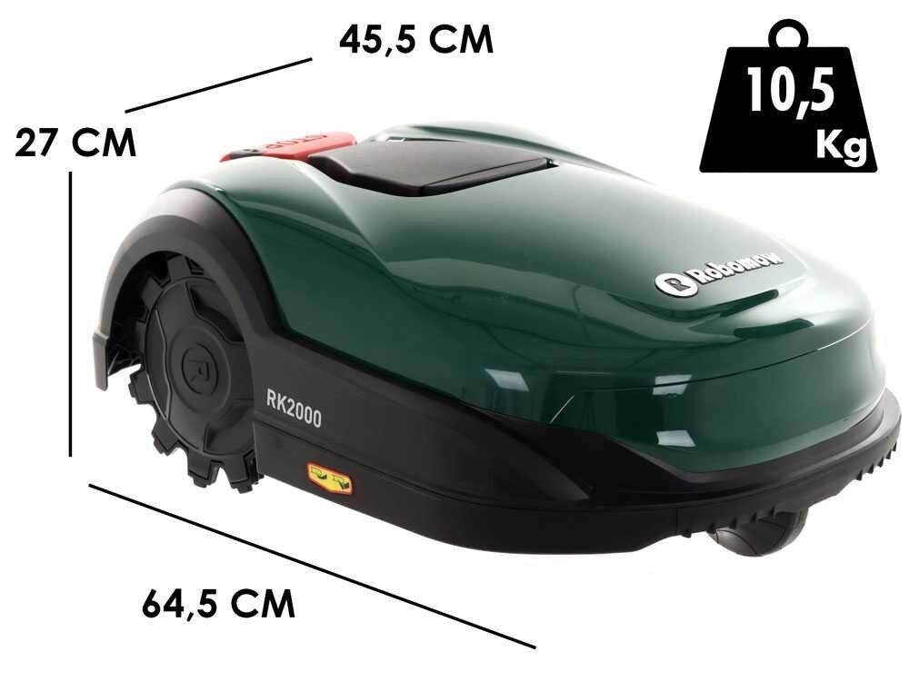 robomow rk 2000 robot tondeuse avec périmètre avec batterie au lithium