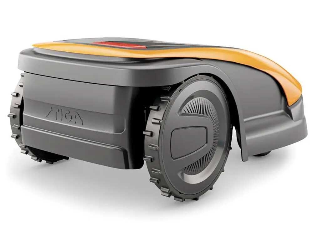 robot tondeuse stiga a 1500 avec batterie e power de 5 ah