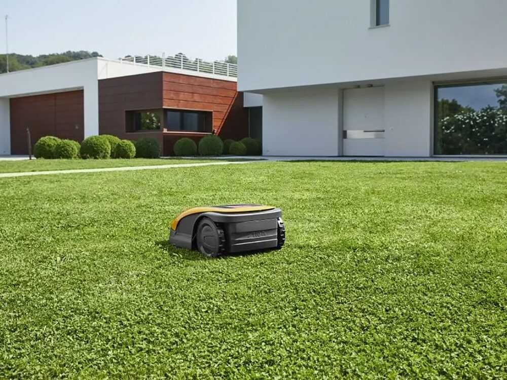 robot tondeuse stiga a 1500 avec batterie e power de 5 ah