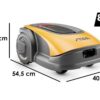 robot tondeuse stiga a 1500 avec batterie e power de 5 ah