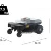 robot tondeuse wiper ike xh10r contrôle via app largeur de coupe 18 cm - Machines territoires robot tondeuse wiper ike xh10r contrôle via app largeur de coupe 18 cm