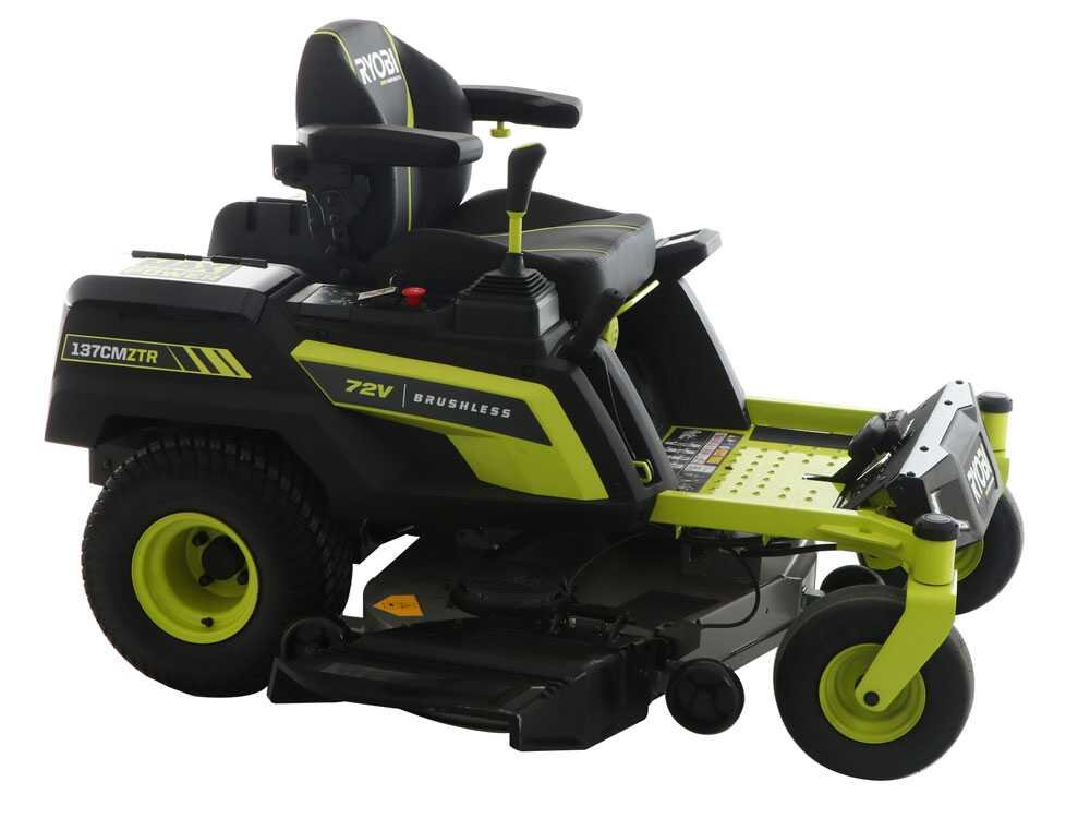 ryobi ztrx137 tondeuse autoportée à rayon de braquage zéro sur batterie 72v/30ah coupe de 137cm 2en1 ryobi ztrx137 tondeuse autoportée à rayon de braquage zéro sur batterie 72v/30ah coupe de 137cm 2en1