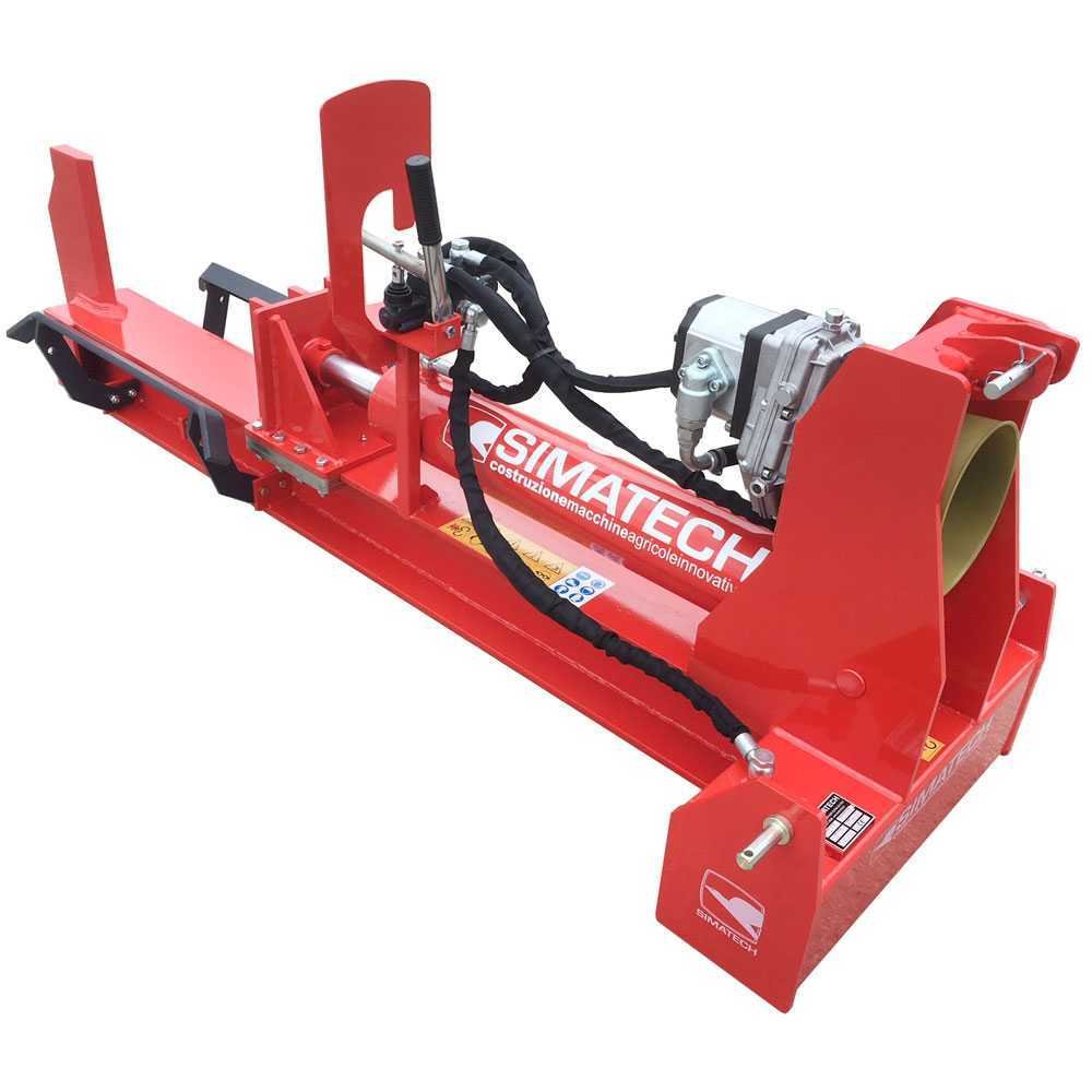 simatech s 350 fendeuse sur tracteur horizontale