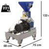 smartwood plt 200b presse à pellets électrique triphasée