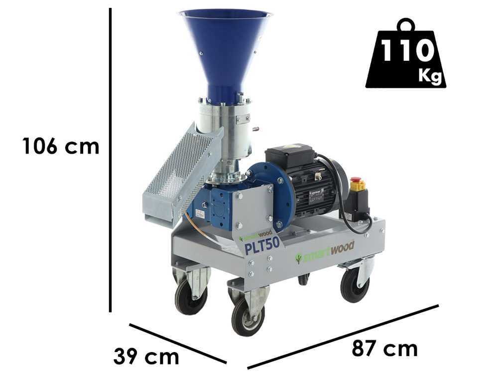 smartwood plt 50 presse à pellets électrique monophasée