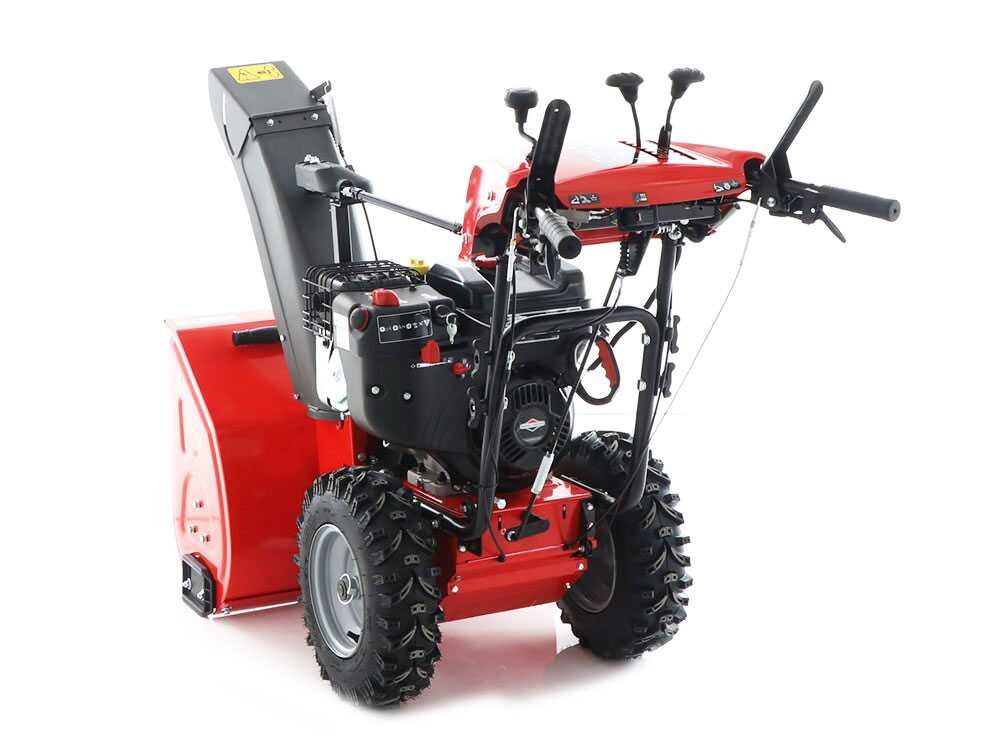 snapper m1527se fraise à neige thermique b&s 1450 snow