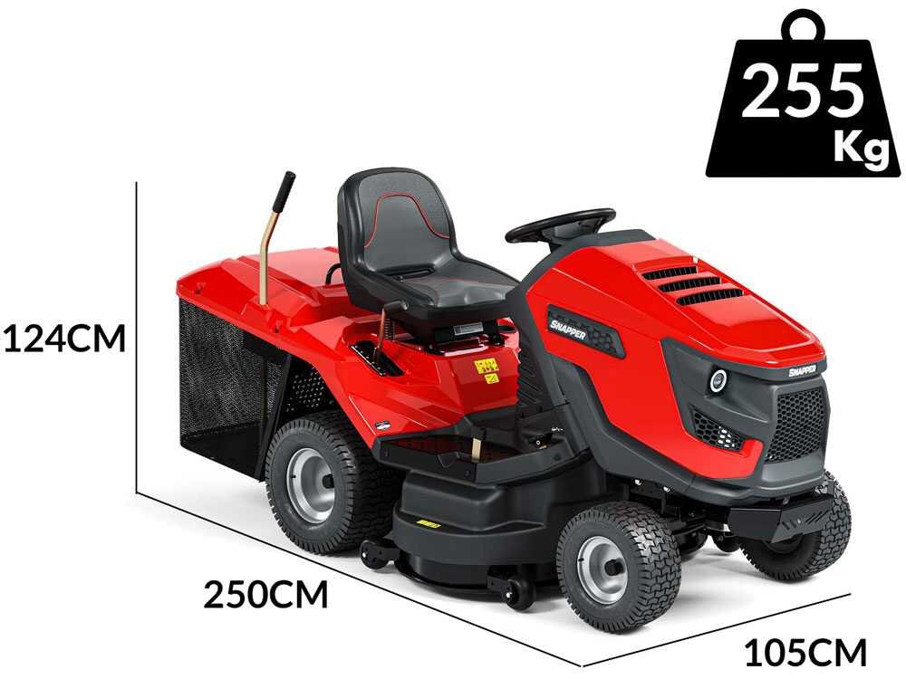 snapper rpx102 tondeuse autoportée briggs&stratton 656cc bac de ramassage