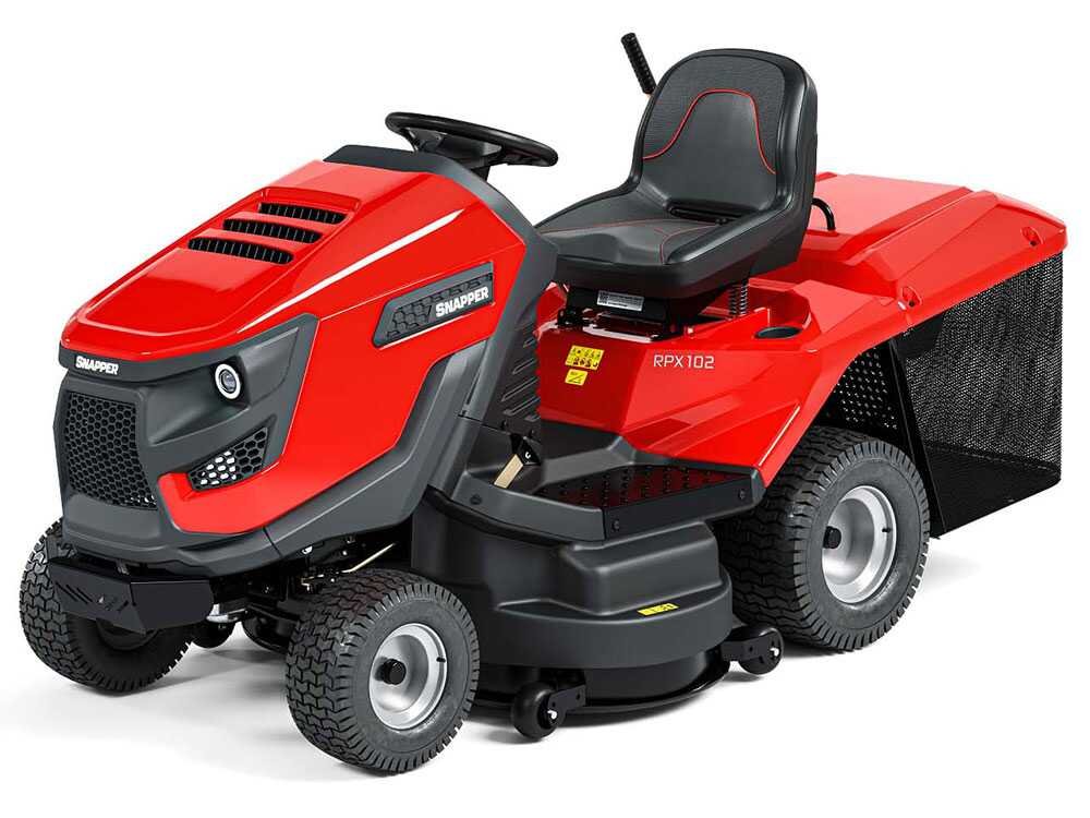 snapper rpx102 tondeuse autoportée briggs&stratton 656cc bac de ramassage