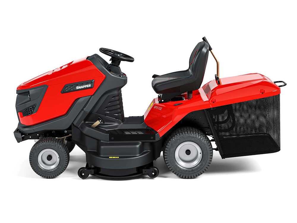 snapper rpx102 tondeuse autoportée briggs&stratton 656cc bac de ramassage