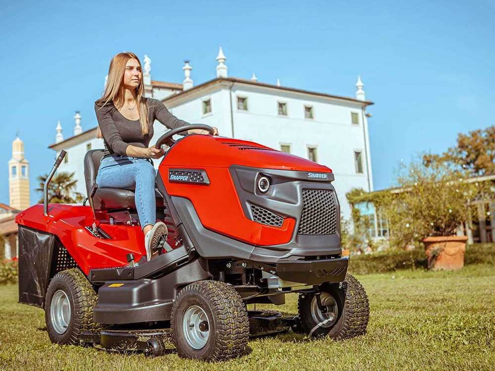 snapper rpx102 tondeuse autoportée briggs&stratton 656cc bac de ramassage