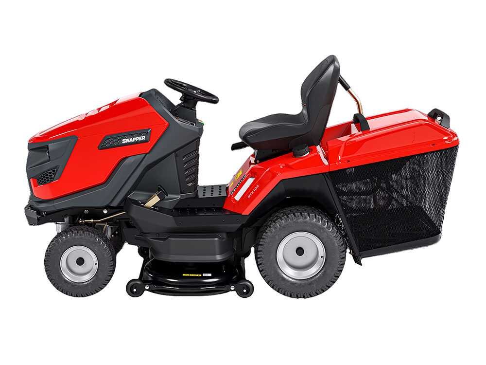 snapper rtx102 tracteur tondeuse briggs&stratton 724cc bac de ramassage mulching