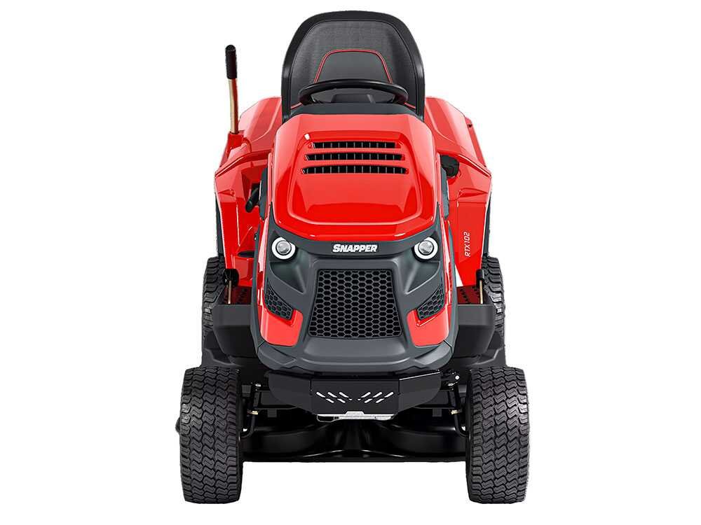 snapper rtx102 tracteur tondeuse briggs&stratton 724cc bac de ramassage mulching