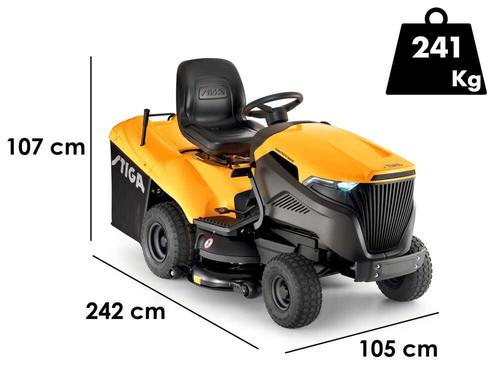 stiga estate 7102 w special tracteur tondeuse moteur honda gxv 630