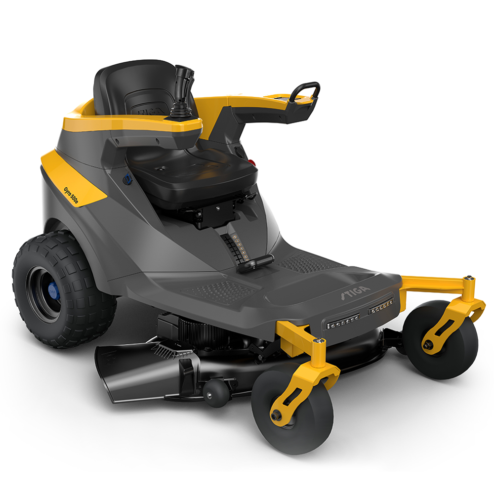 stiga gyro 500e tracteur tondeuse axiale à batterie moteur électrique à batterie 48v / 40ah stiga gyro 500e tracteur tondeuse axiale à batterie moteur électrique à batterie 48v / 40ah