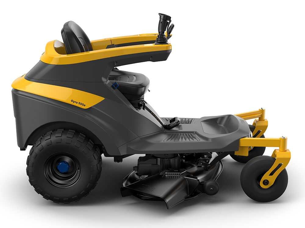 stiga gyro 500e tracteur tondeuse axiale à batterie moteur électrique à batterie 48v / 40ah