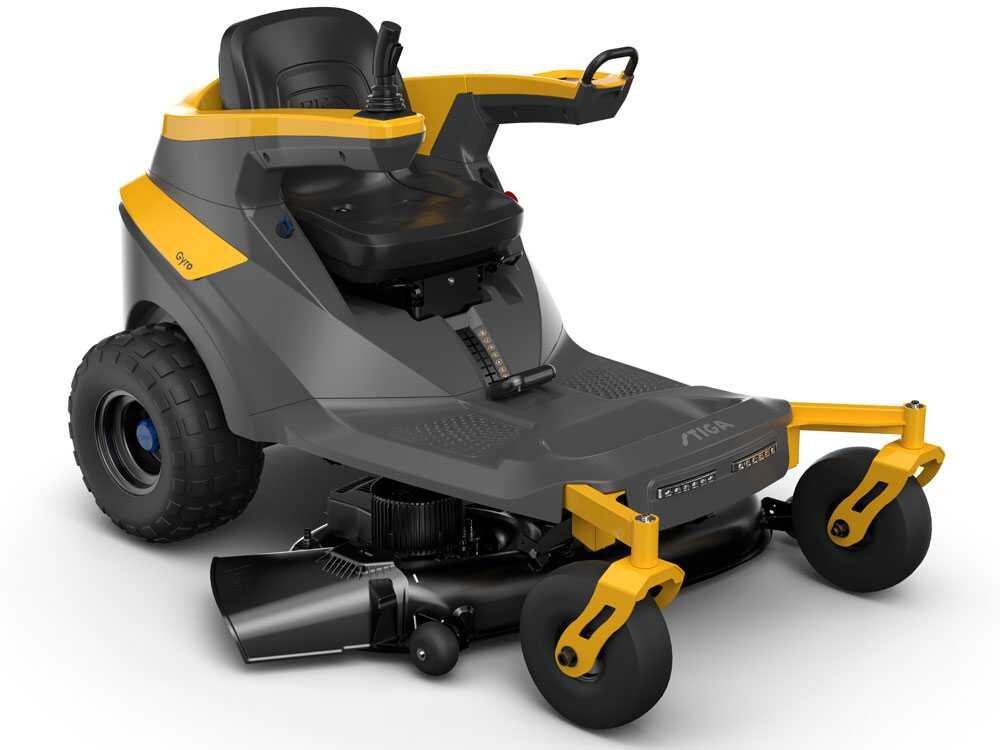 stiga gyro 700e tracteur tondeuse axiale à batterie moteur électrique à batterie 48 v 64 ah