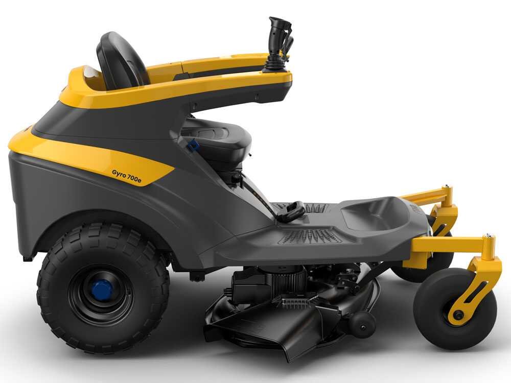 stiga gyro 700e tracteur tondeuse axiale à batterie moteur électrique à batterie 48 v 64 ah