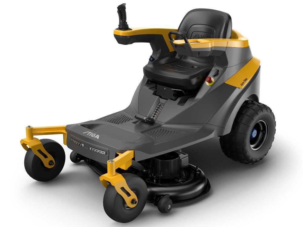 stiga gyro 700e tracteur tondeuse axiale à batterie moteur électrique à batterie 48 v 64 ah
