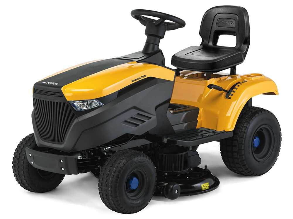 stiga tornado 598e moteur électrique à batterie 48v/40ah Éjection latérale