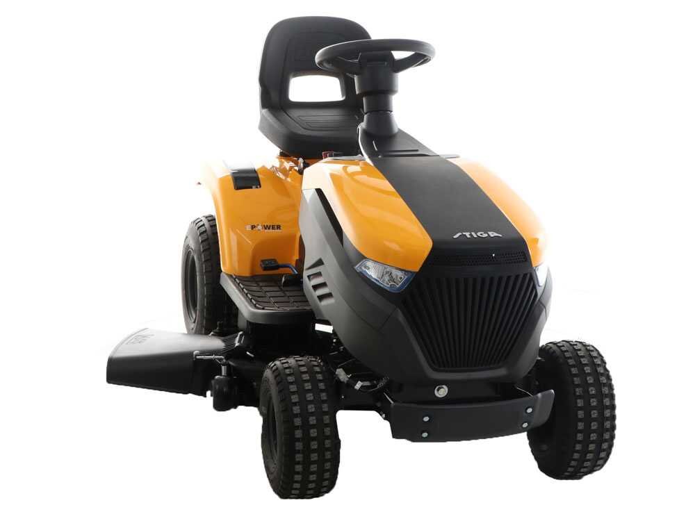stiga tornado 598e moteur électrique à batterie 48v/40ah Éjection latérale
