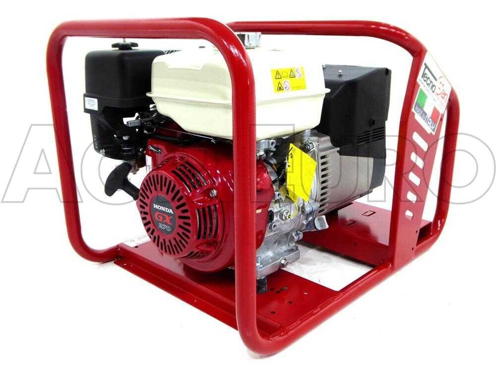 tecnogen h5000 avr groupe électrogène 3.6 kw monophasé honda gx 270 alternateur italien tecnogen h5000 avr groupe électrogène 3.6 kw monophasé honda gx 270 alternateur italien