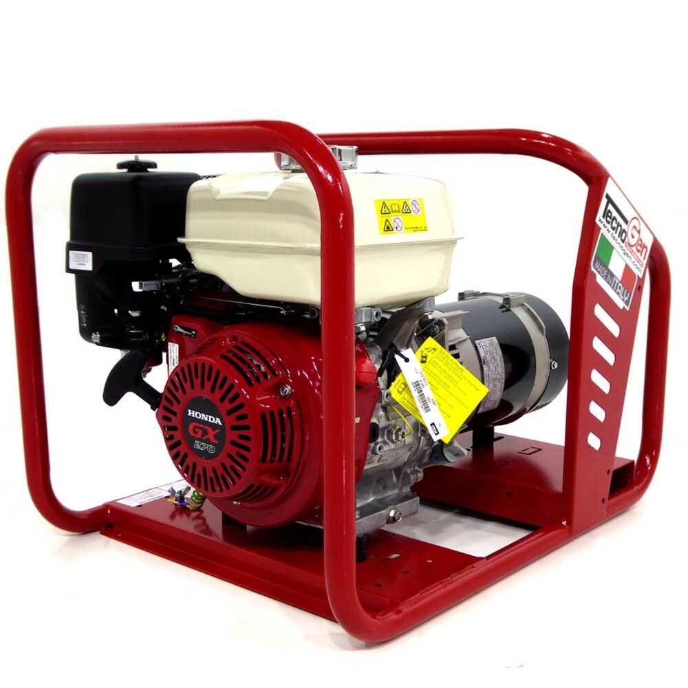 tecnogen h5000 groupe électrogène 3.6 kw monophasé honda gx 270 alternateur italien tecnogen h5000 groupe électrogène 3.6 kw monophasé honda gx 270 alternateur italien