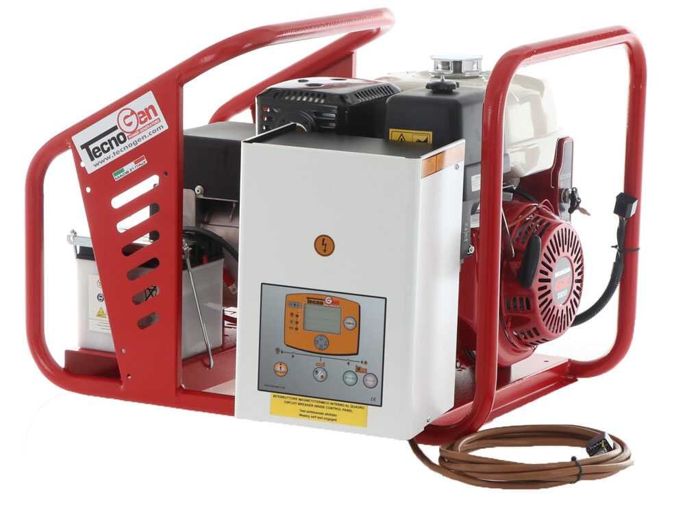 tecnogen h8000 te/a groupe électrogène triphasé 6 kw boîtier ats inclus tecnogen h8000 te/a groupe électrogène triphasé 6 kw boîtier ats inclus