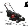 tondeuse 4x4 professionnelle marina systems 4 maxi 52 sh 4 en 1 moteur honda gcvx 200
