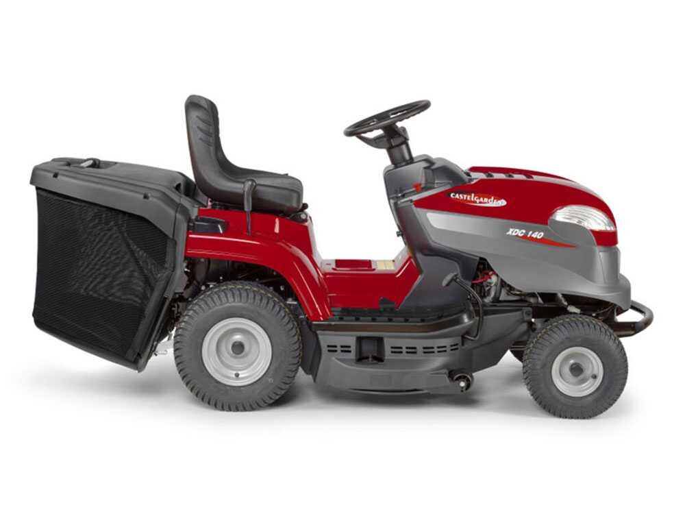 tondeuse autoportée castelgarden xdc 140 vitesse mécanique bac de ramassage