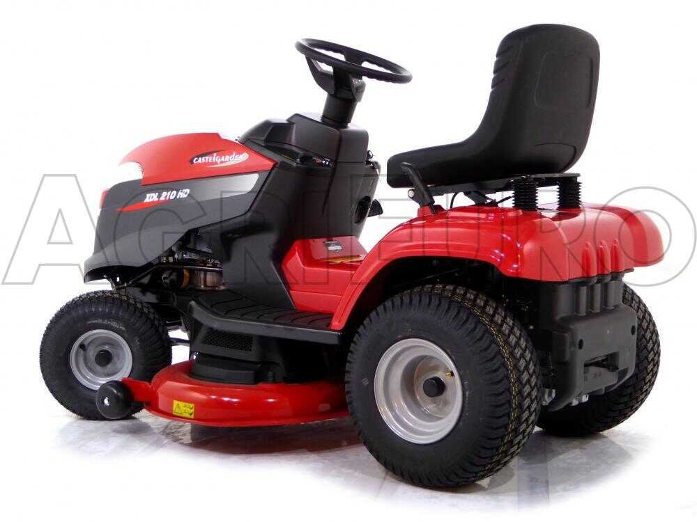 tondeuse autoportée castelgarden xdl 210 hd hydrostatique éjection latérale et mulching