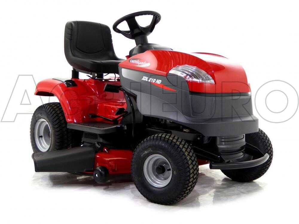 tondeuse autoportée castelgarden xdl 210 hd hydrostatique éjection latérale et mulching