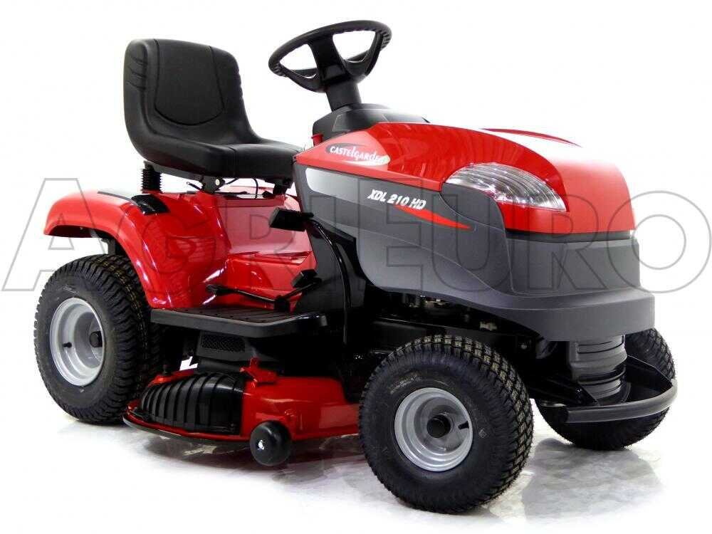 tondeuse autoportée castelgarden xdl 210 hd hydrostatique éjection latérale et mulching