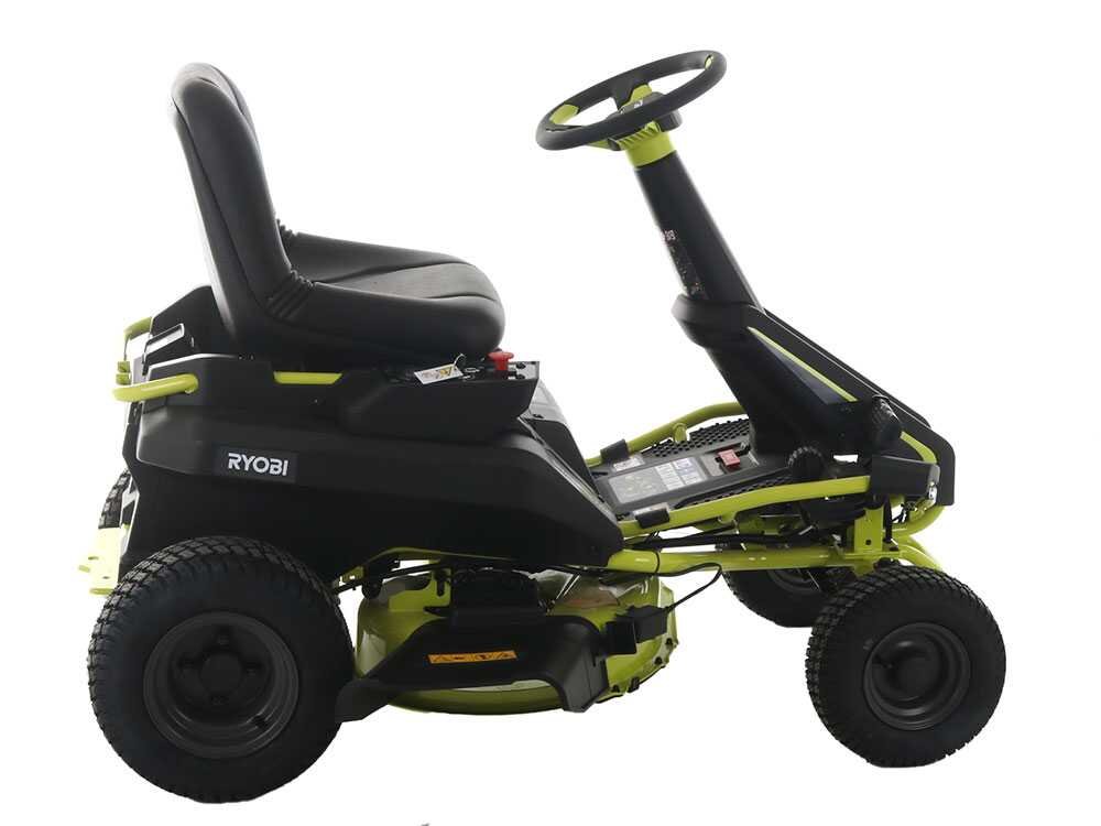 tondeuse autoportée sur batterie ryobi ry48rm76a moteur électrique à batterie 48v/50ah coupe de 76cm 2en1