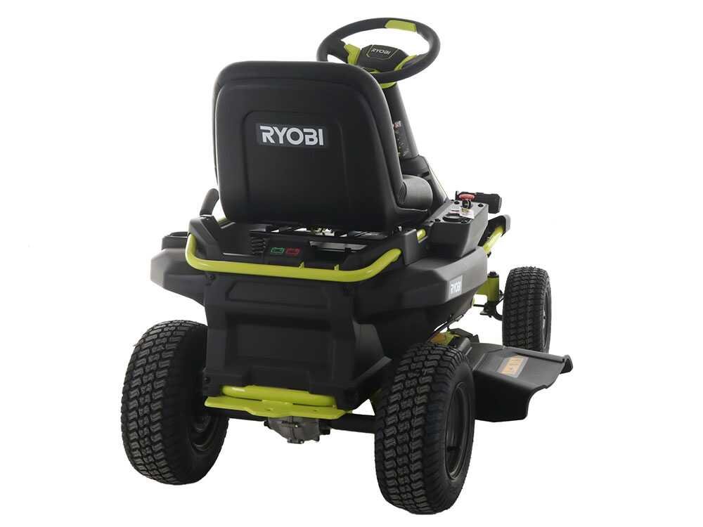 tondeuse autoportée sur batterie ryobi ry48rm76a moteur électrique à batterie 48v/50ah coupe de 76cm 2en1