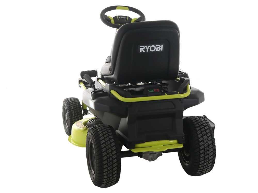 tondeuse autoportée sur batterie ryobi ry48rm76a moteur électrique à batterie 48v/50ah coupe de 76cm 2en1