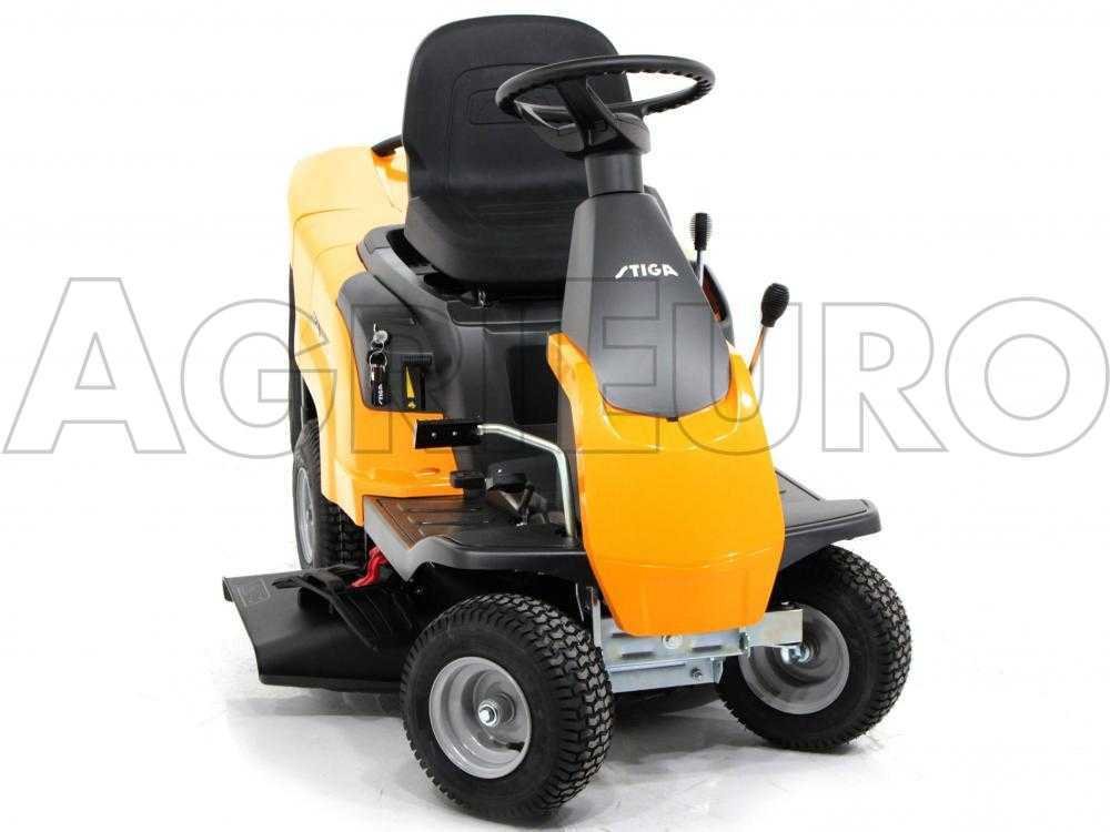 tondeuse rider autoportée stiga combi 166 moteur 224 cm3 largeur de coupe 66 cm