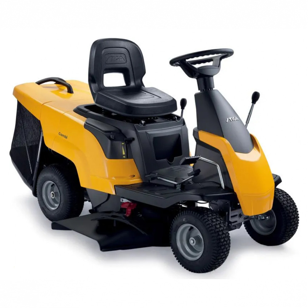 tondeuse rider autoportée stiga combi 166 moteur 224 cm3 largeur de coupe 66 cm