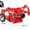 top line dm 50 arracheuse de pommes de terre avec éjection arrière pour tracteur tamis vibrant