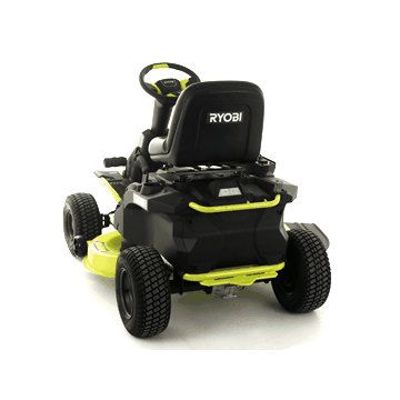 tracteur tondeuse à batterie ryobi rm480e coupe mulching Éjection latérale 4 x 12v au plomb liquide