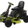 tracteur tondeuse à batterie ryobi rm480e coupe mulching Éjection latérale 4 x 12v au plomb liquide